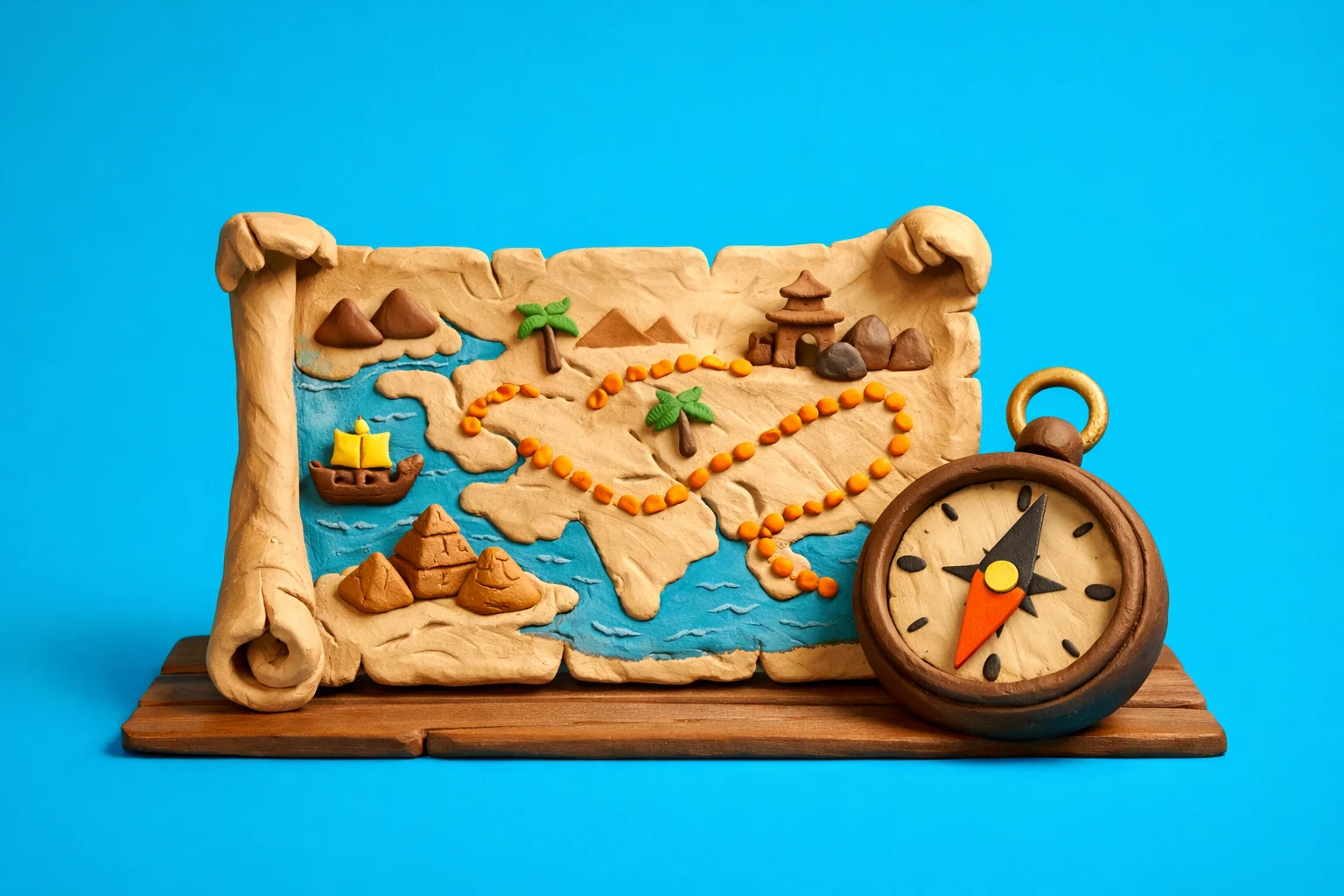 6th Grade History Questions - claymation artwork