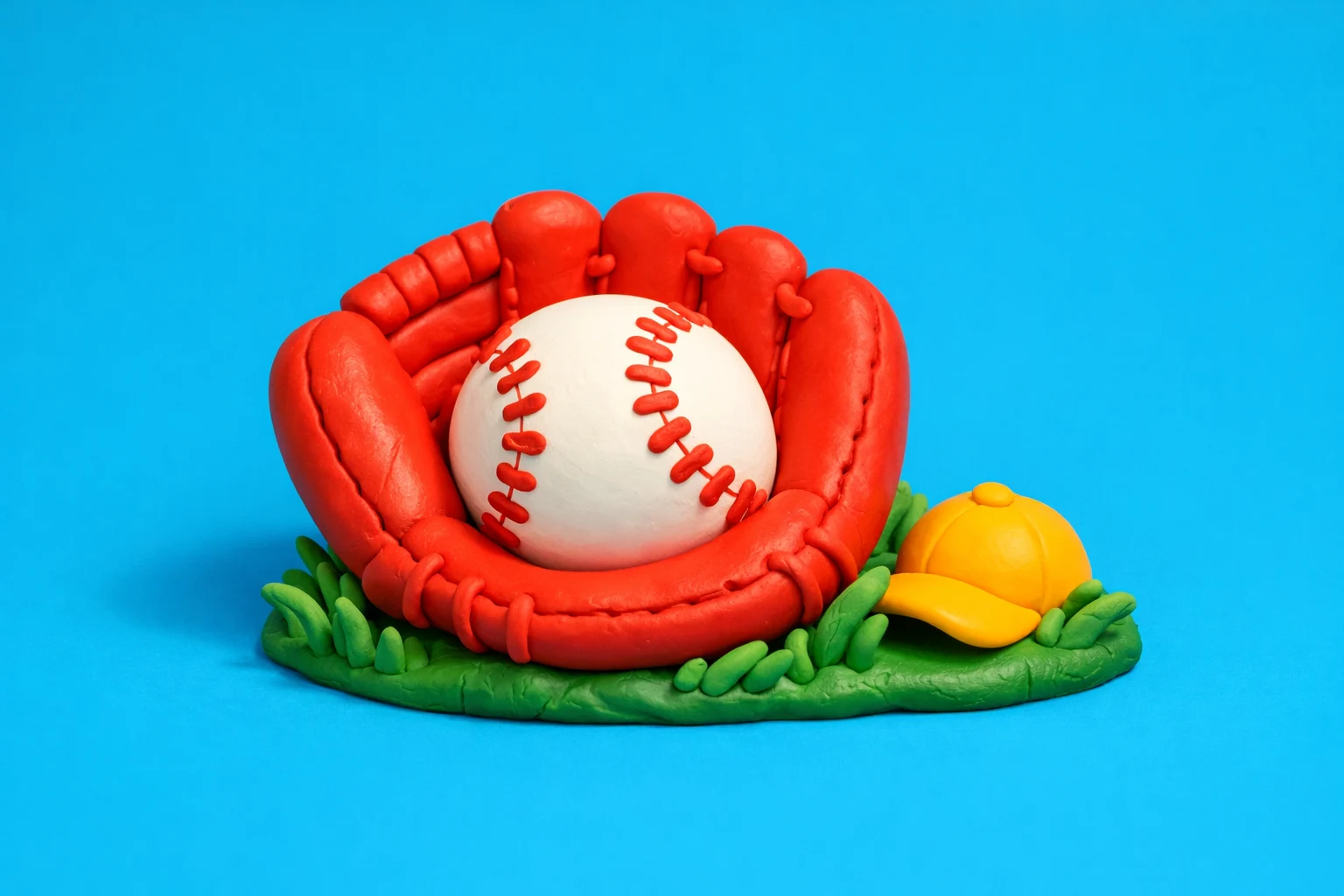 Baseball Trivia For Kids - claymation artwork