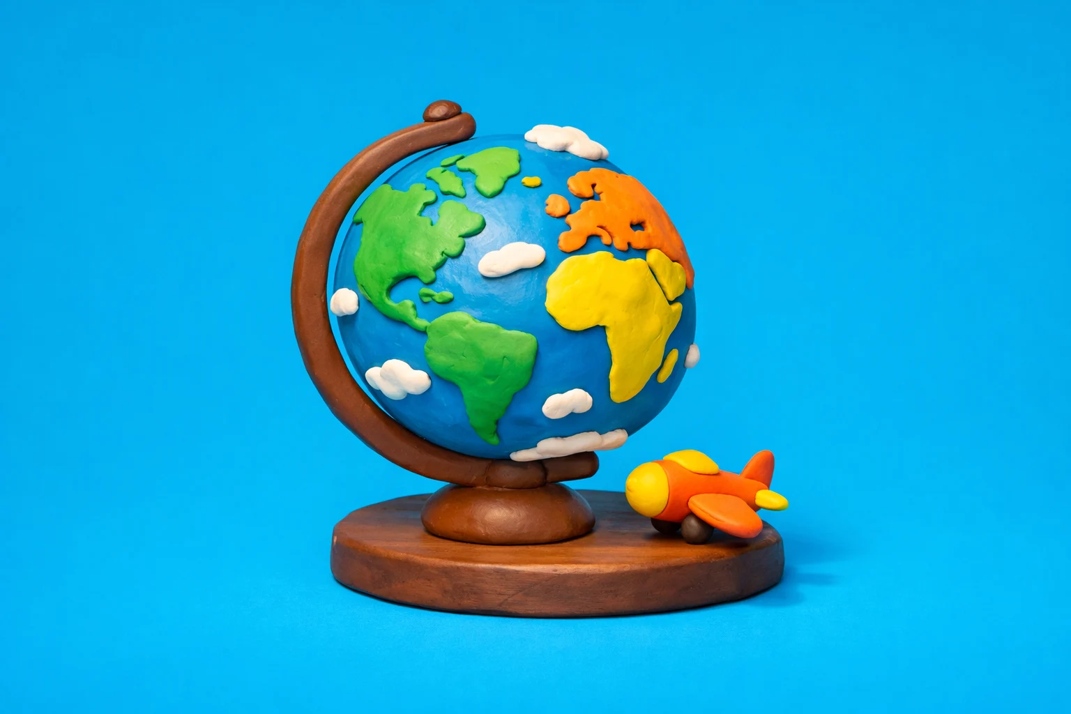 Geography Trivia Questions - claymation artwork