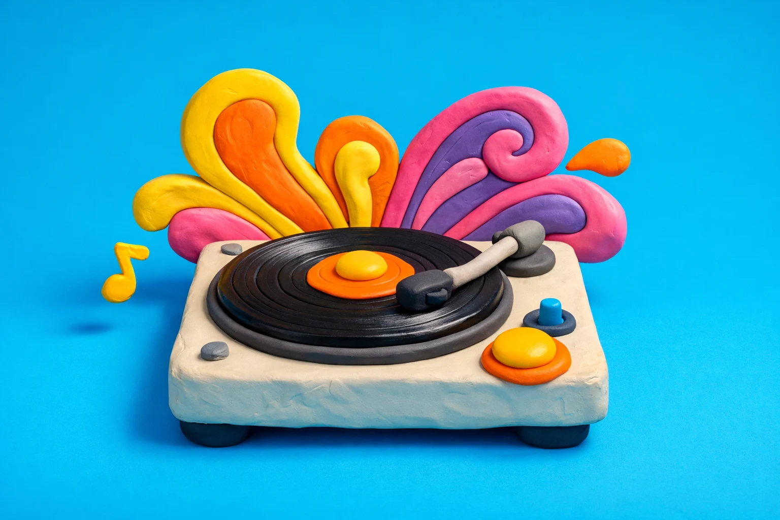 60s Music - claymation artwork
