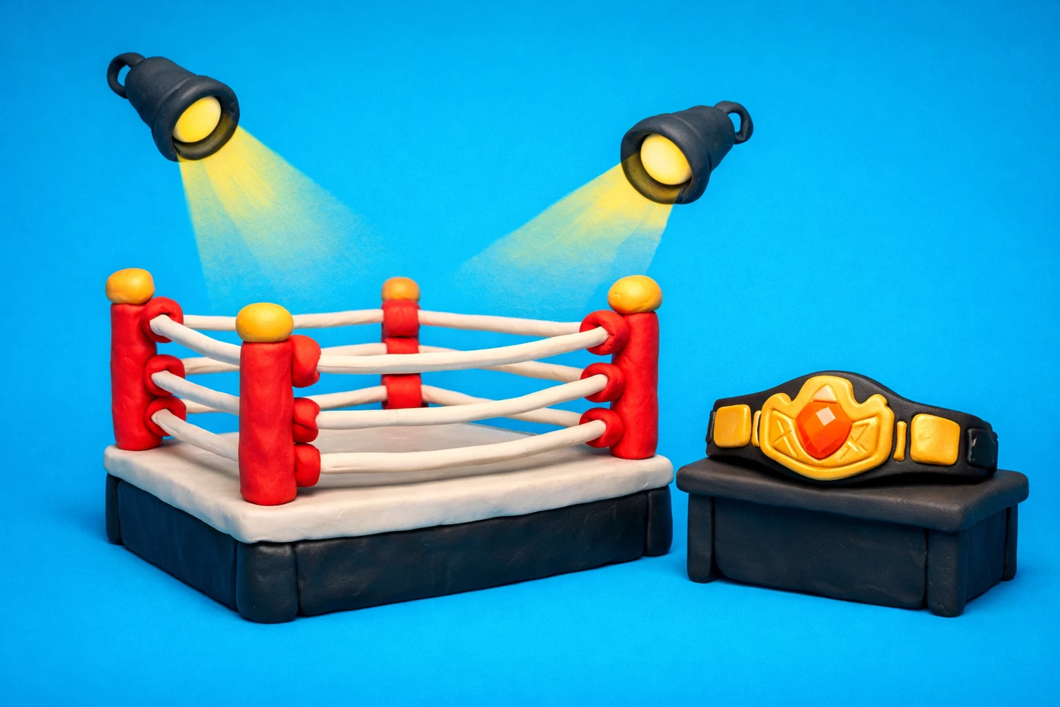 Wwe Ppv - claymation artwork