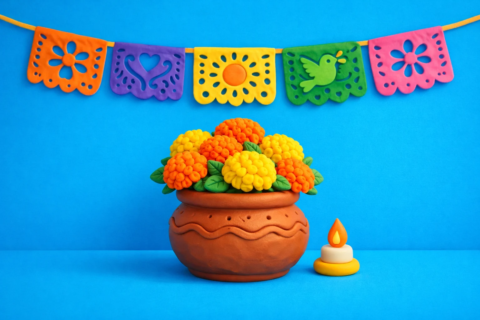 Hispanic Heritage Month Trivia - claymation artwork