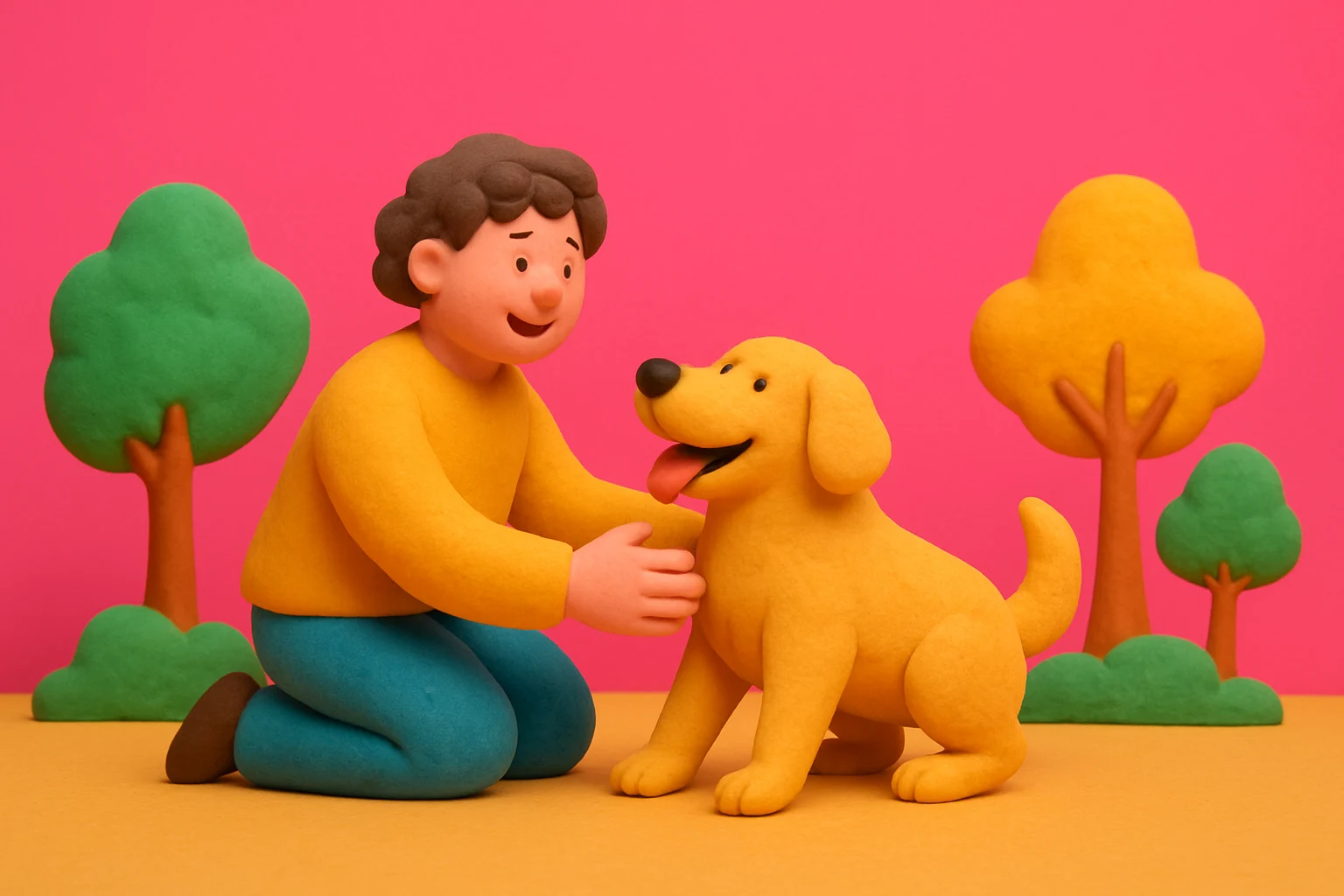 What Dog Should I Get? - claymation artwork