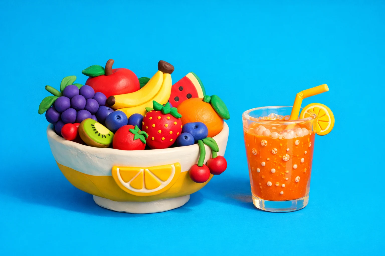 Food And Drink Trivia - claymation artwork