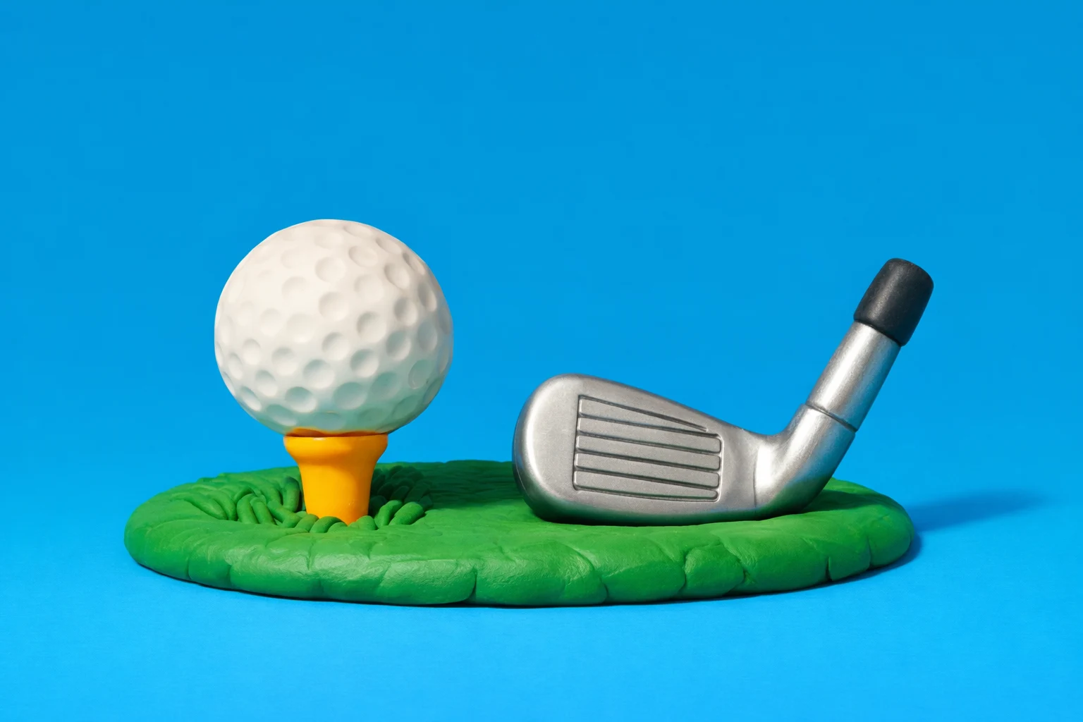 Golf Trivia - claymation artwork