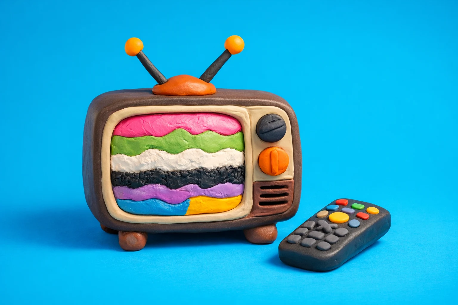 Tv Trivia - claymation artwork