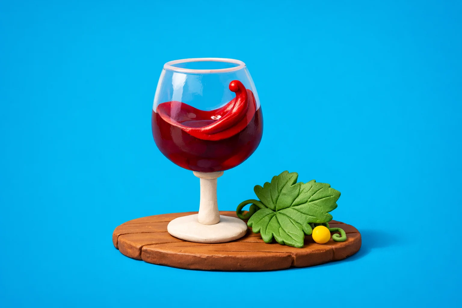 Wine Trivia - claymation artwork