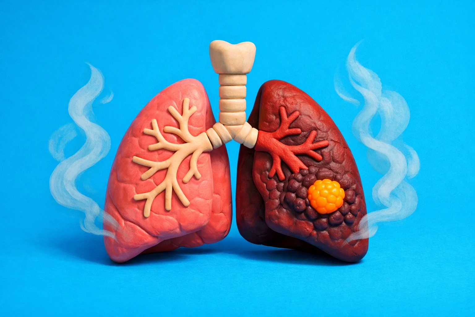 Do I Have Lung Cancer - claymation artwork