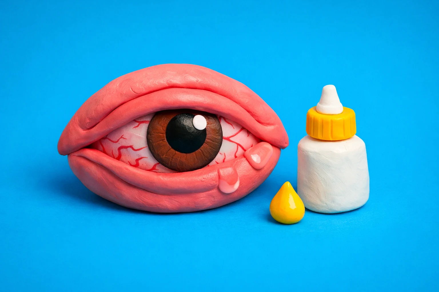 Do I Have Pink Eye - claymation artwork