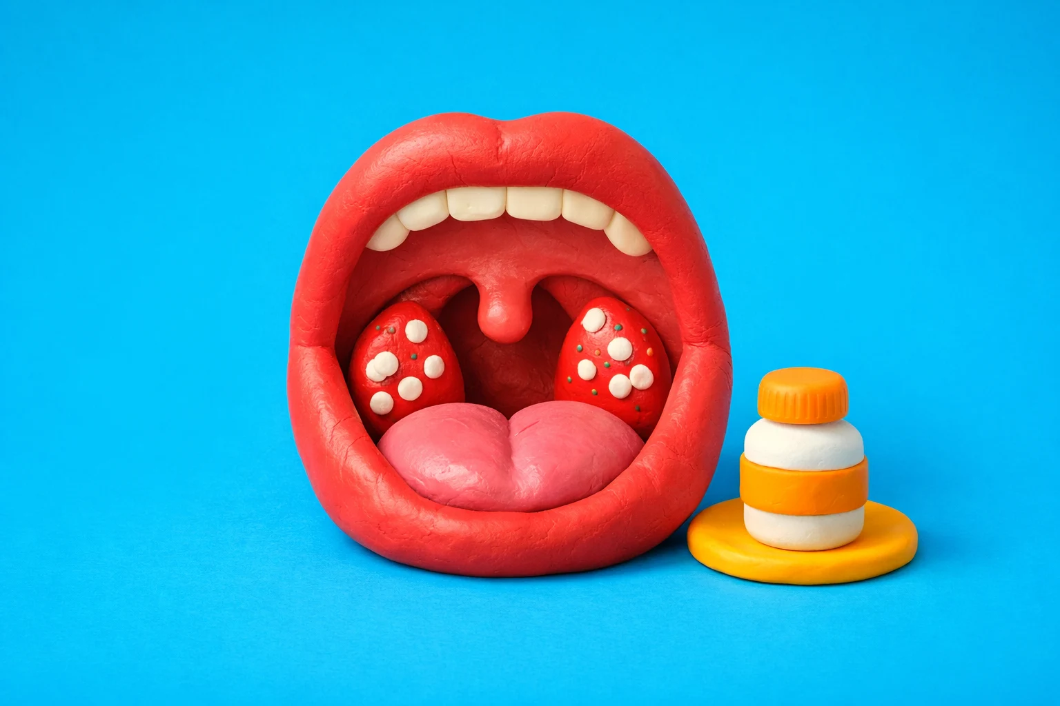 Do I Have Strep Throat - claymation artwork