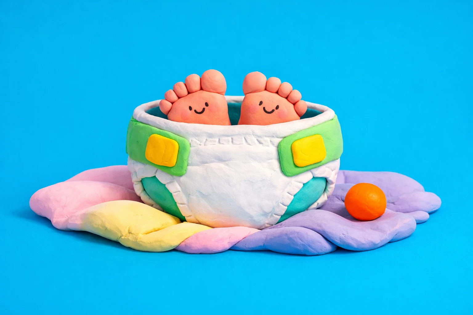 Diaper - claymation artwork