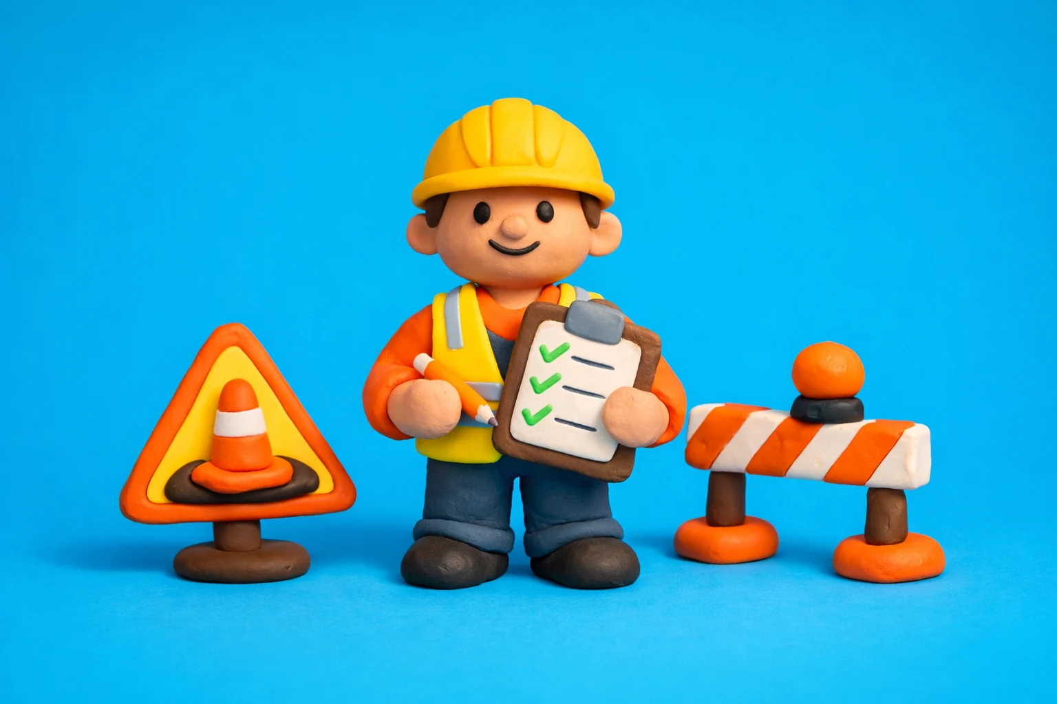 Employee HSE Knowledge Assessment - claymation artwork