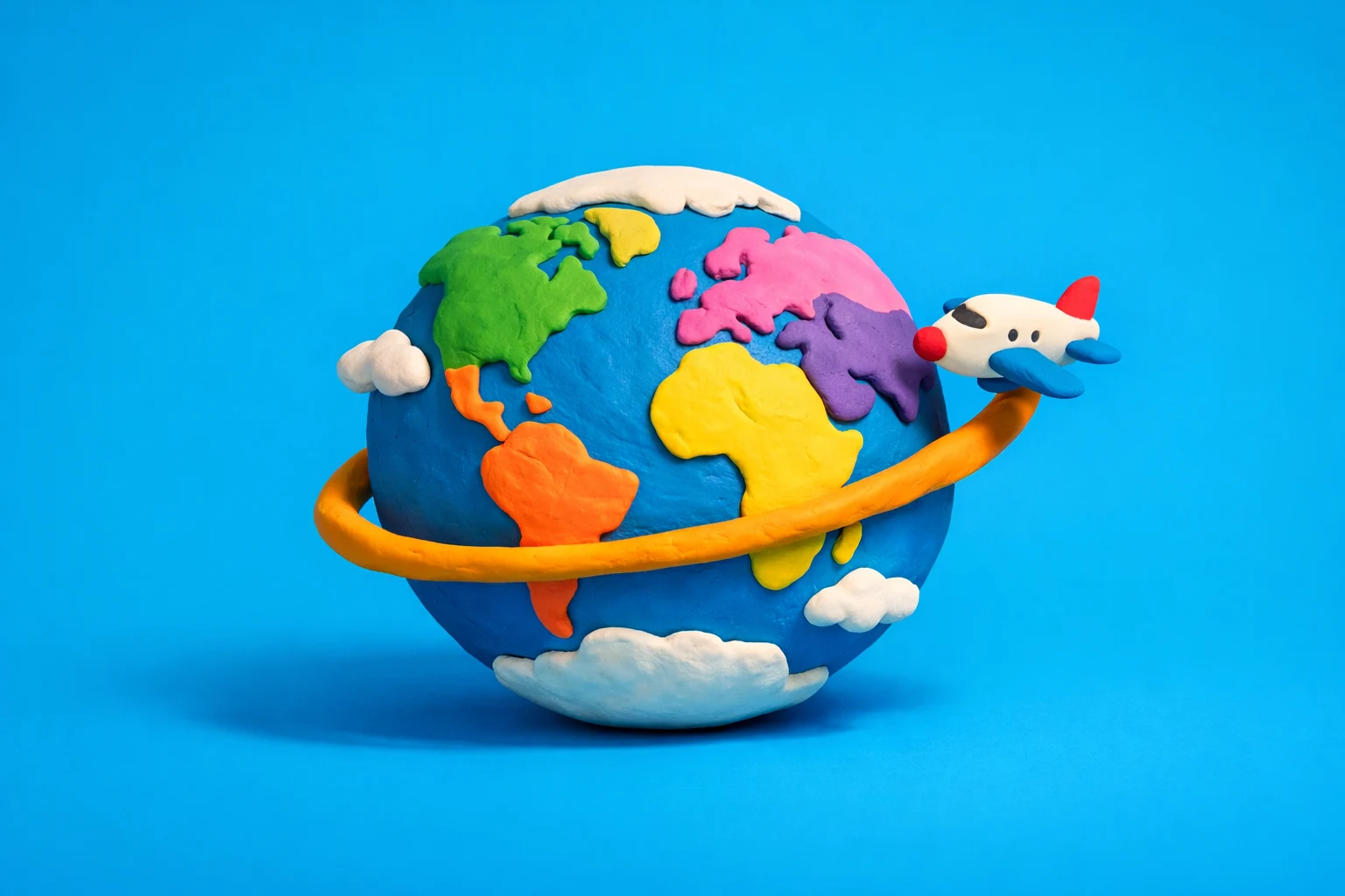 Geography Test 20.Us - claymation artwork