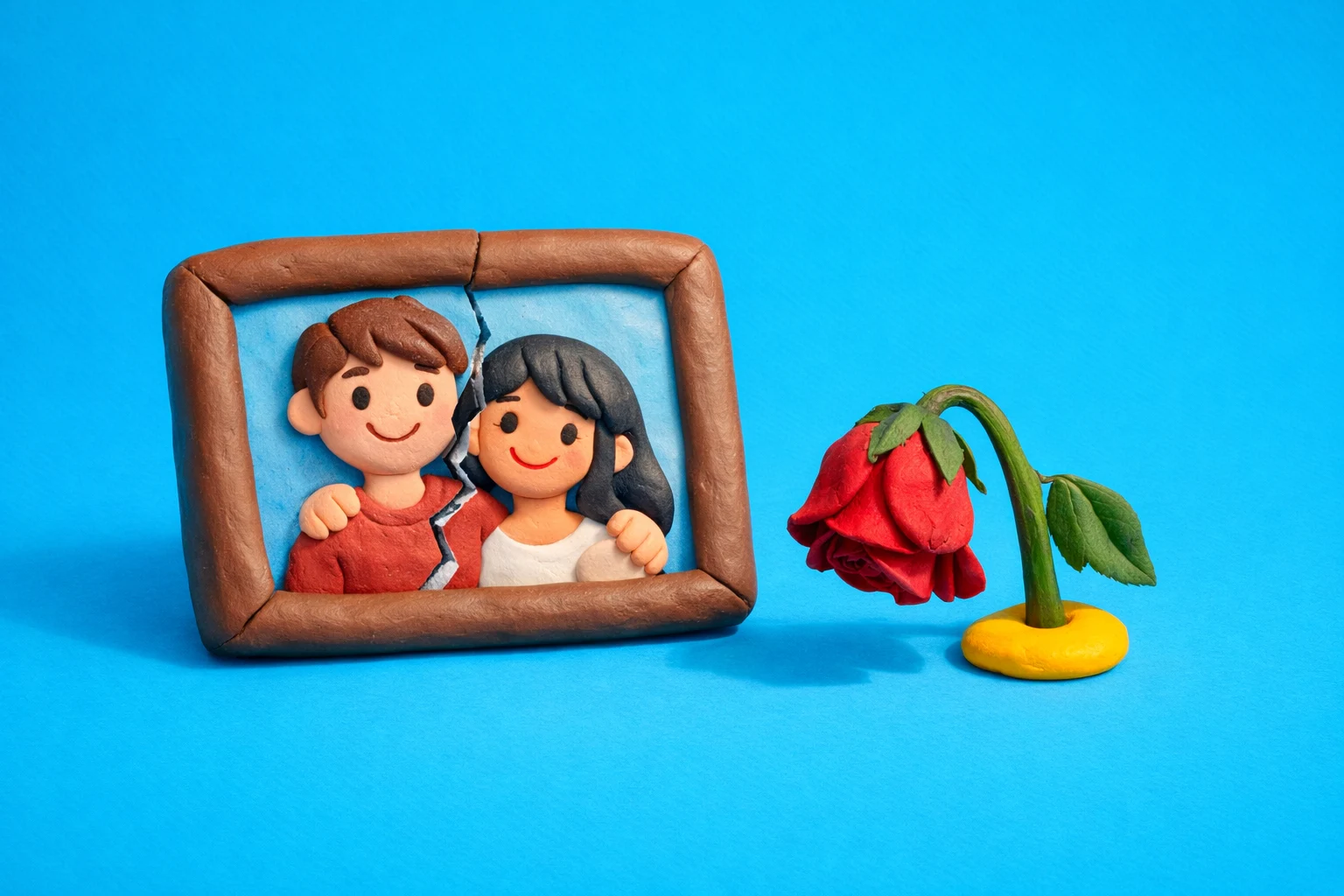 Should I Get Back With My Ex - claymation artwork