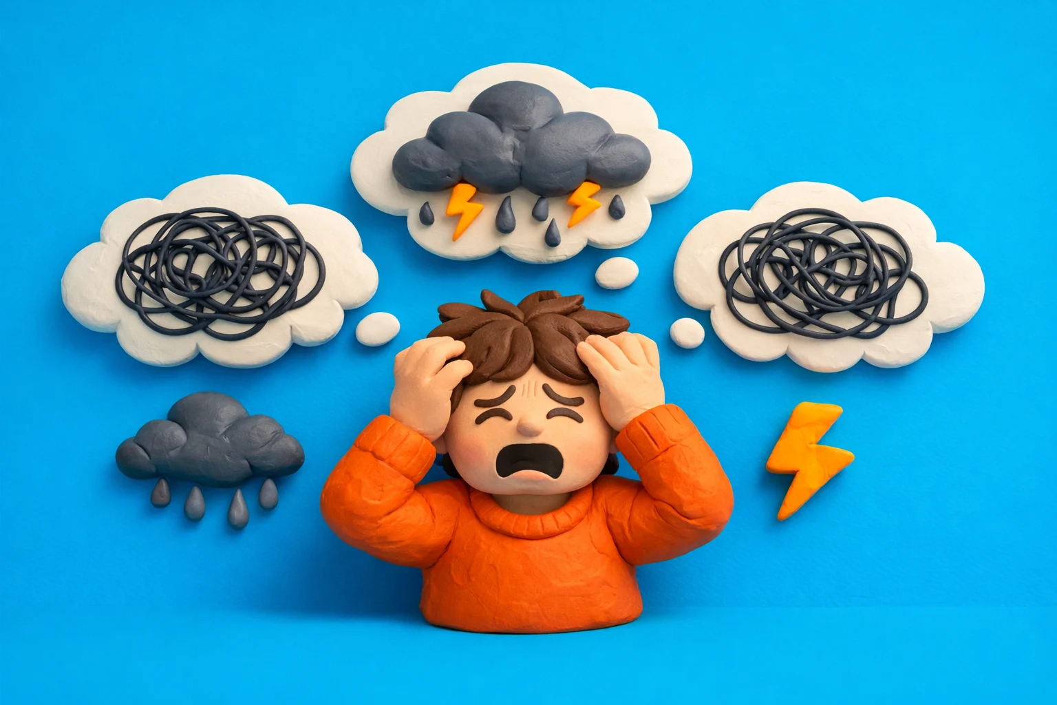 Nervous Breakdown Test - claymation artwork