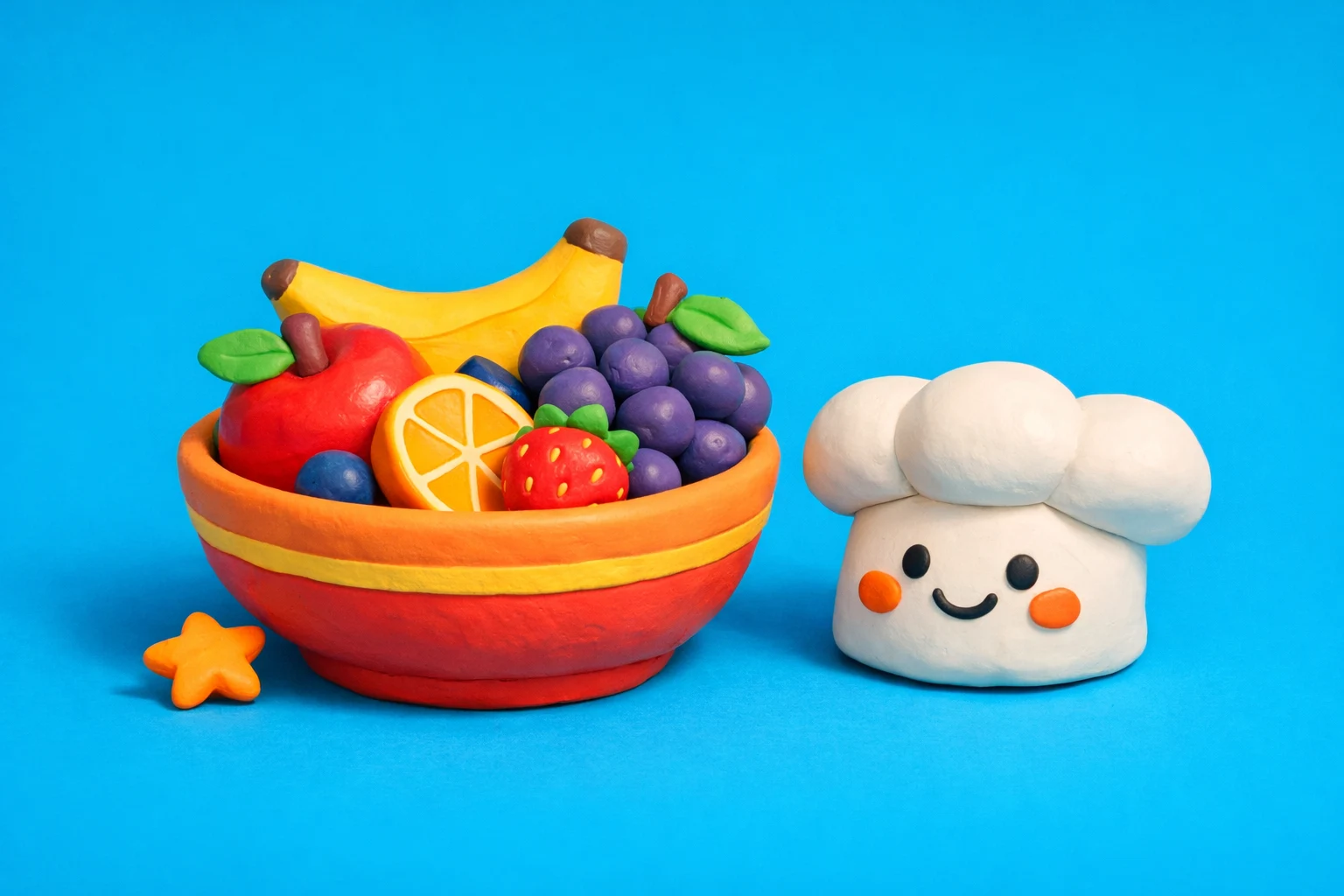 Food Trivia For Kids - claymation artwork
