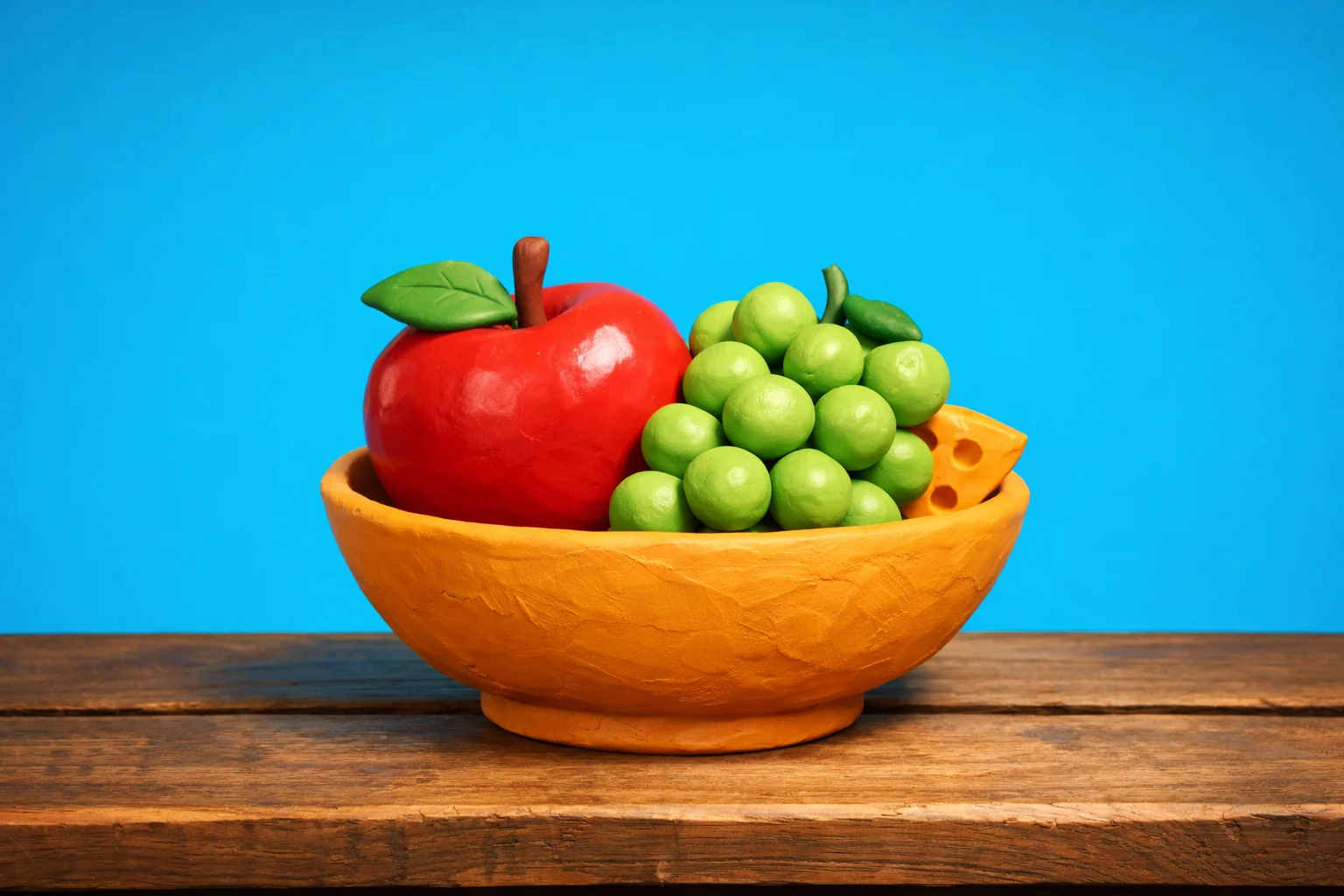 General Knowledge Quiz Foods - claymation artwork