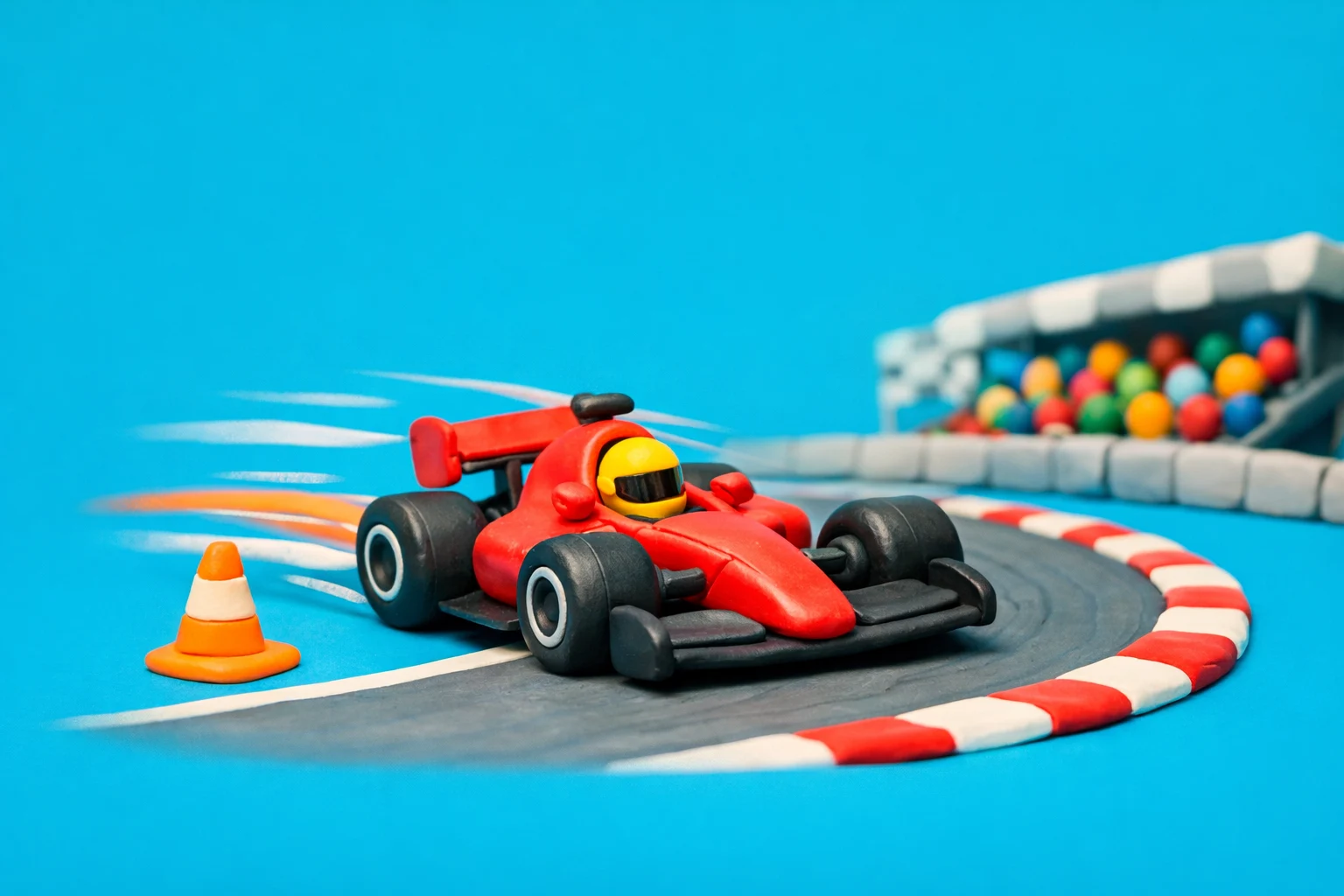 F1 - claymation artwork