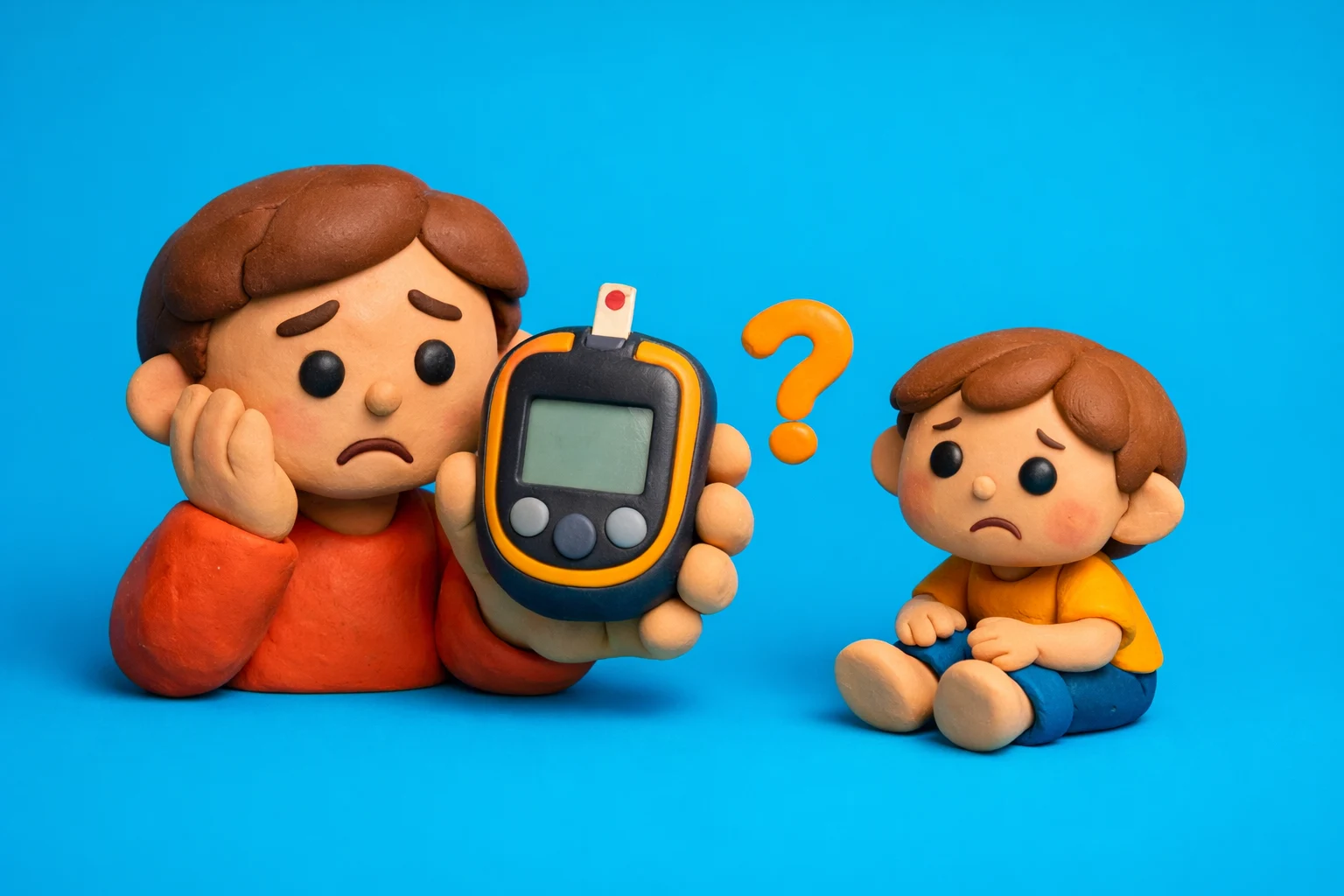 Does My Child Have Diabetes - claymation artwork