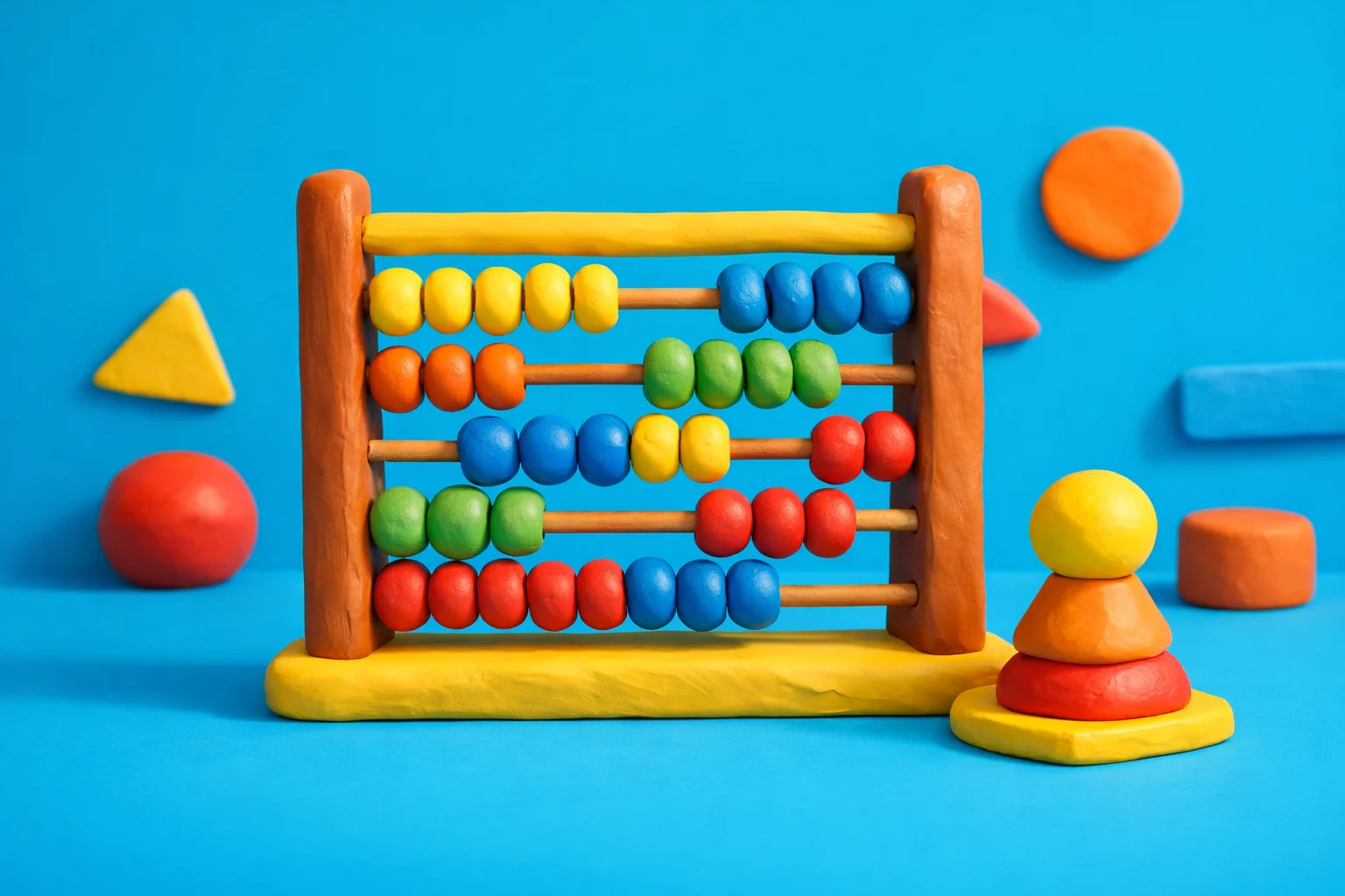 6th Grade Math Questions - claymation artwork