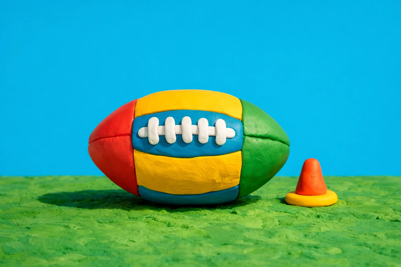 Football Quiz For Kids - claymation artwork
