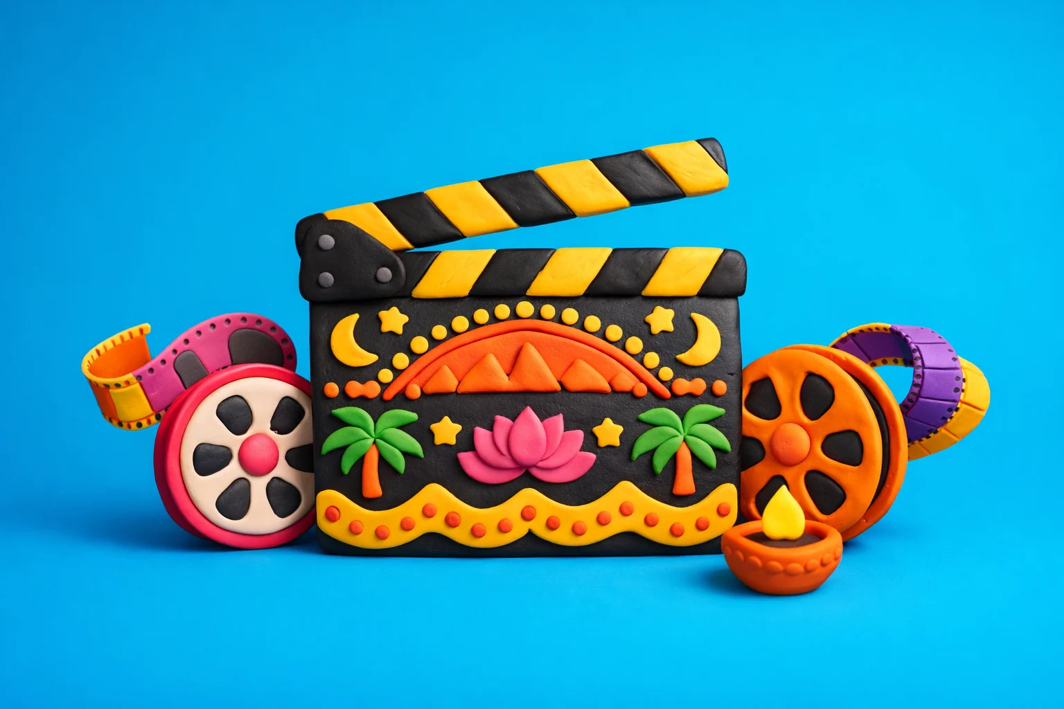 Funny Bollywood Quiz With Answers - claymation artwork