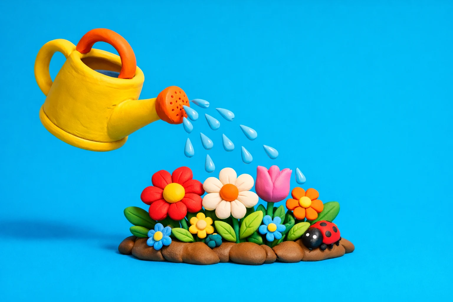 Gardening Trivia - claymation artwork