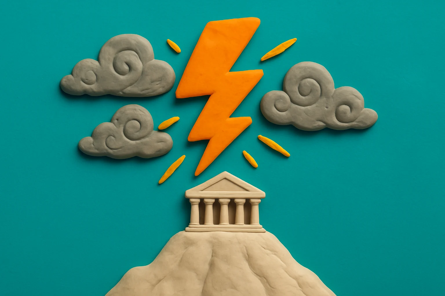 Greek Mythology Quiz Gods Heroes and Monsters - claymation artwork