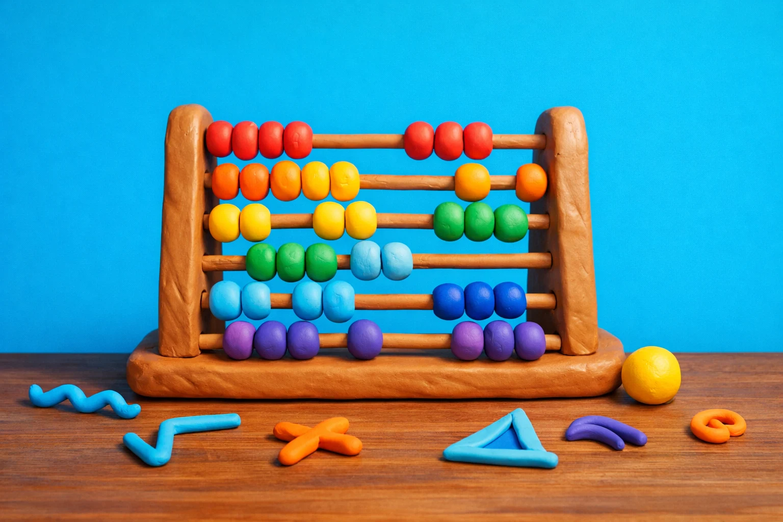 Hard Math - claymation artwork