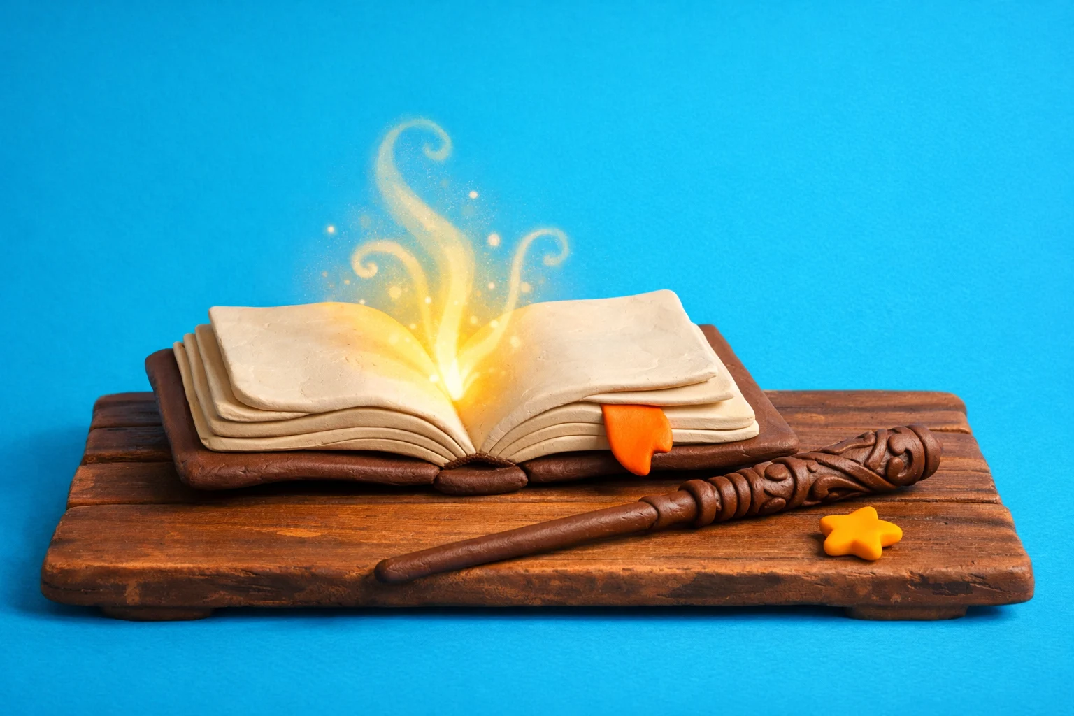 Harry Potter Wand - claymation artwork