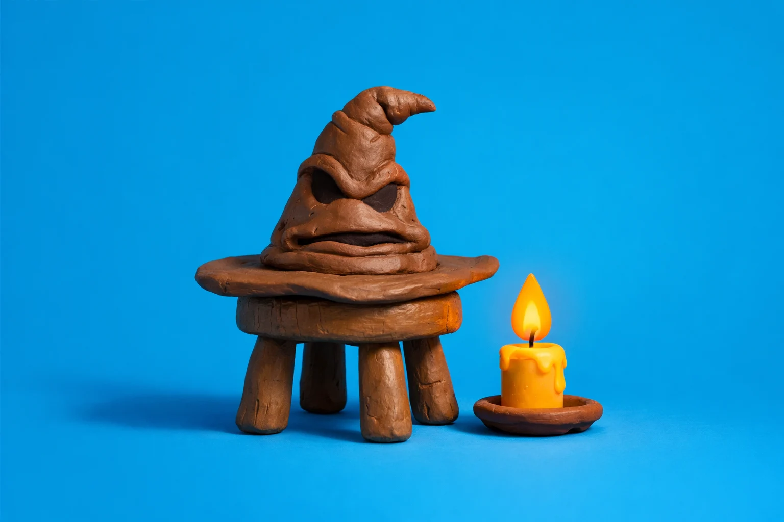 Hogwarts Sorting Hat - claymation artwork