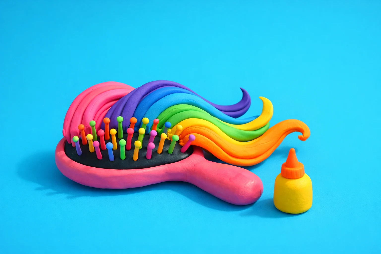 What Color Should I Dye My Hair - claymation artwork