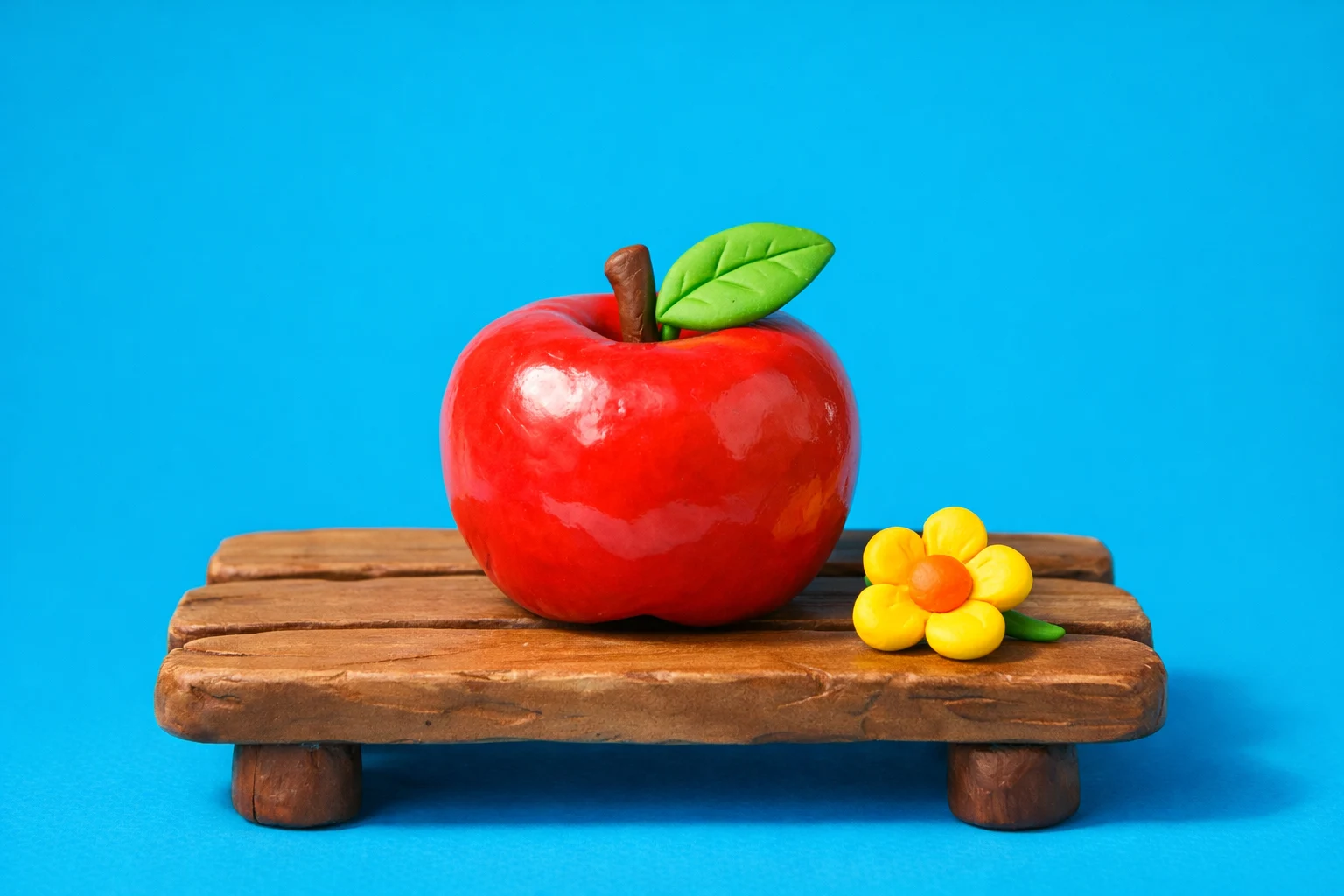 Apple - claymation artwork