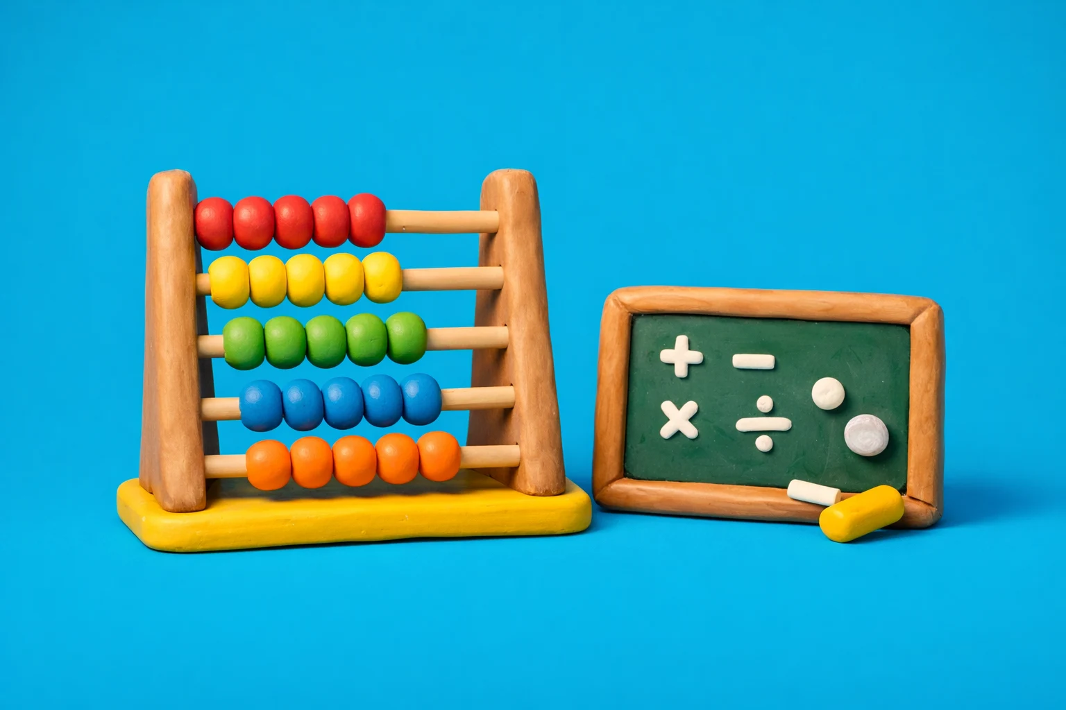Math Iq Test - claymation artwork