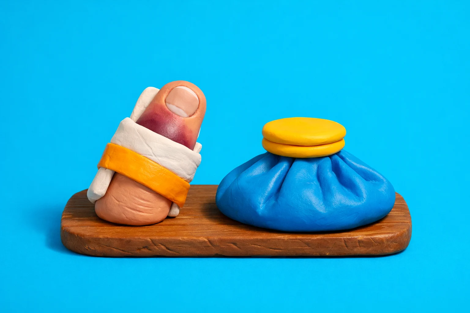 Is My Finger Broken - claymation artwork