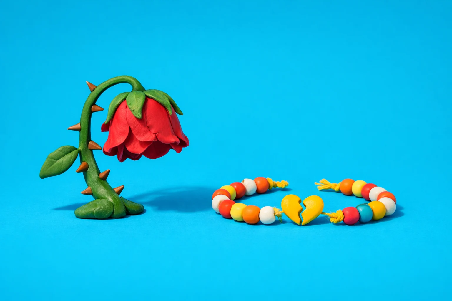 Signs Of A Toxic Friendship - claymation artwork