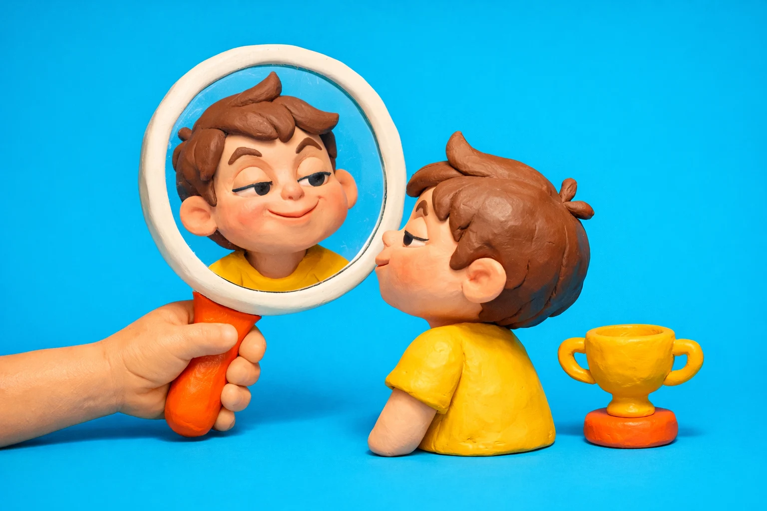 Is My Child A Narcissist - claymation artwork