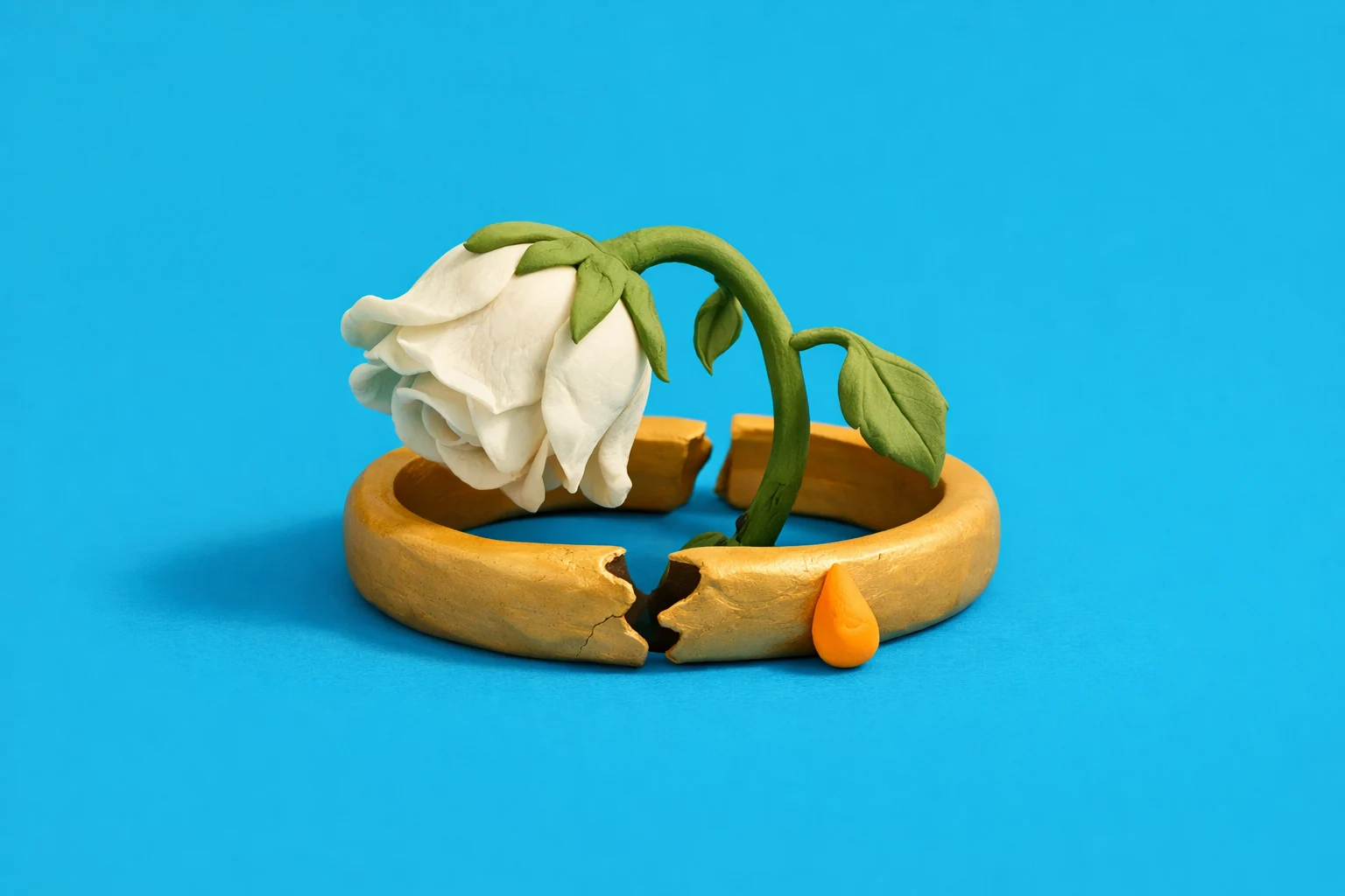 Signs Your Marriage Is Over - claymation artwork