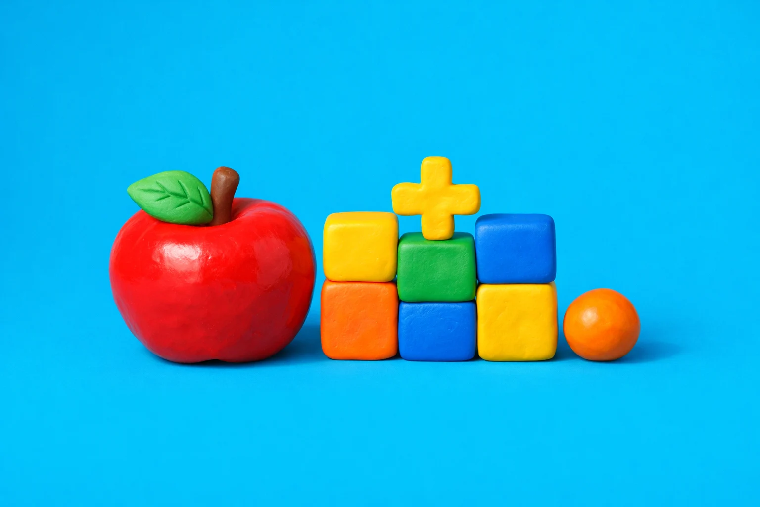 Math Quiz For Kindergarten - claymation artwork