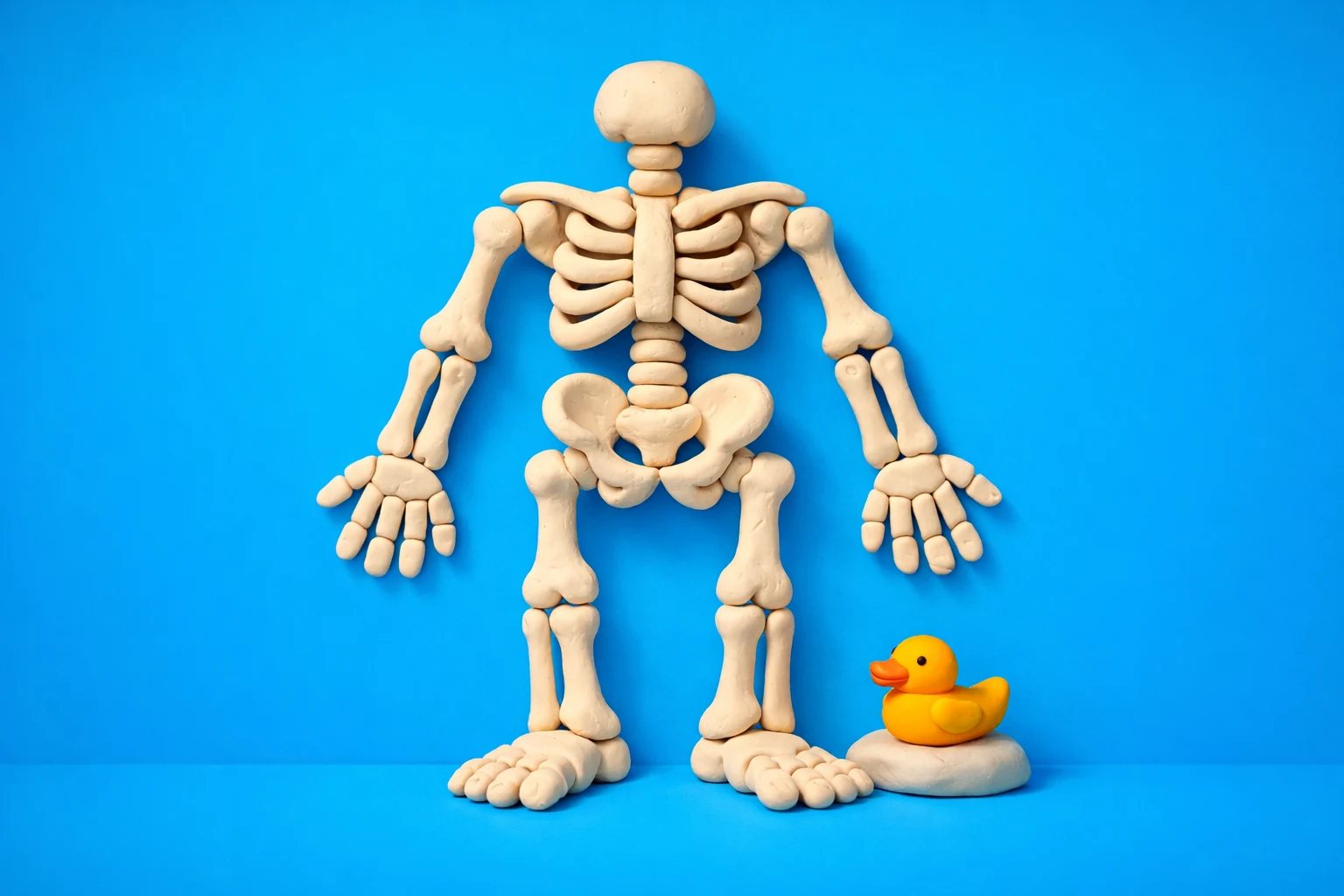 Appendicular Skeleton - claymation artwork
