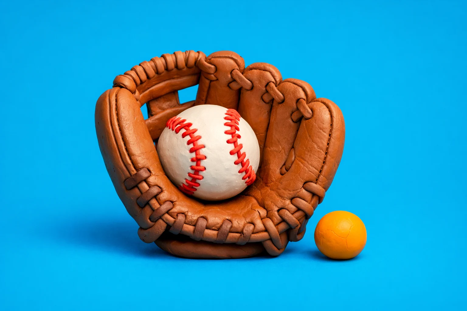 Baseball Trivia - claymation artwork