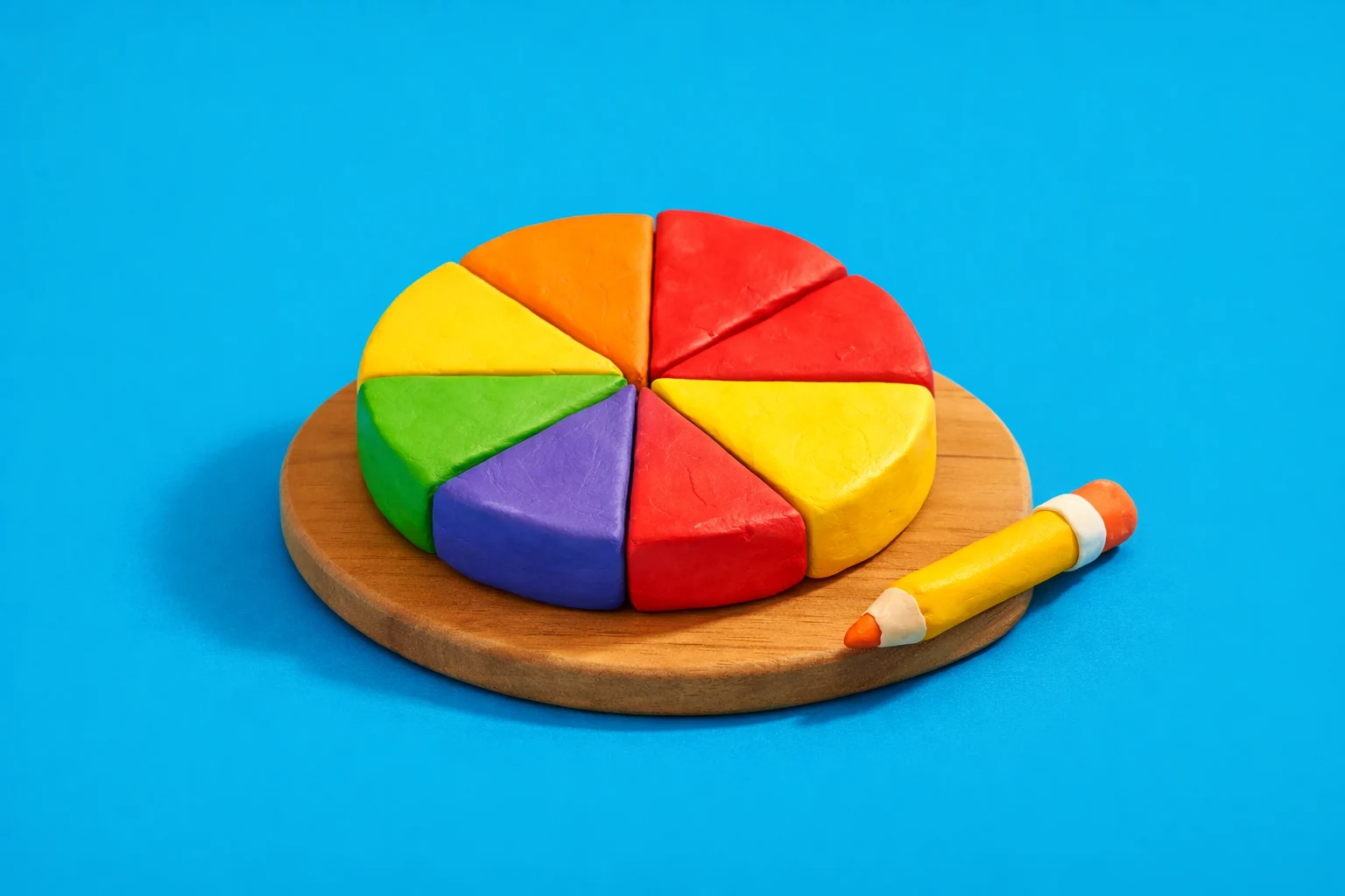 Fractions Quiz With 18 Questions Where 1 2 3 4 8 Are Multiplication - claymation artwork