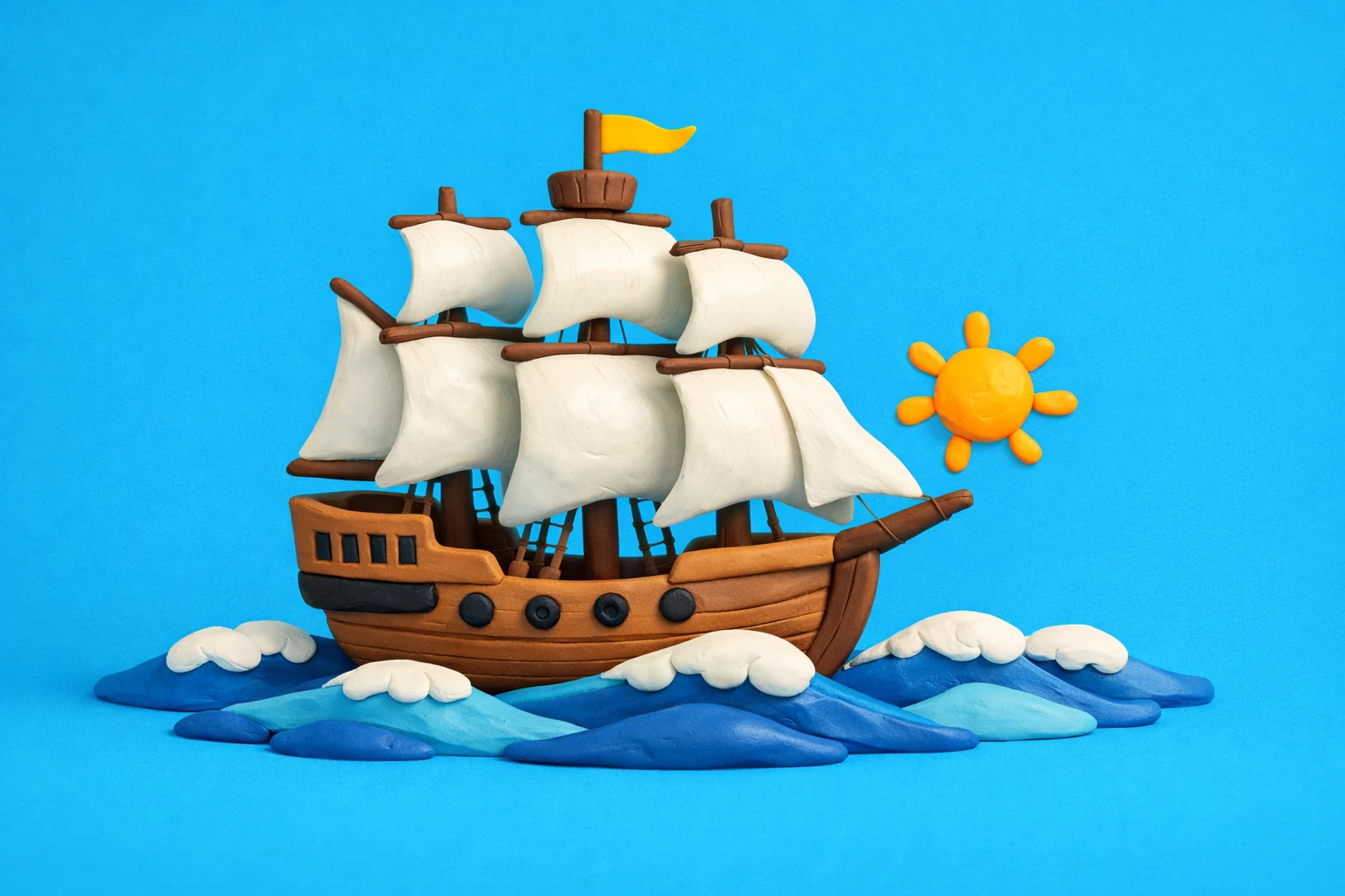 Naval History Questions - claymation artwork