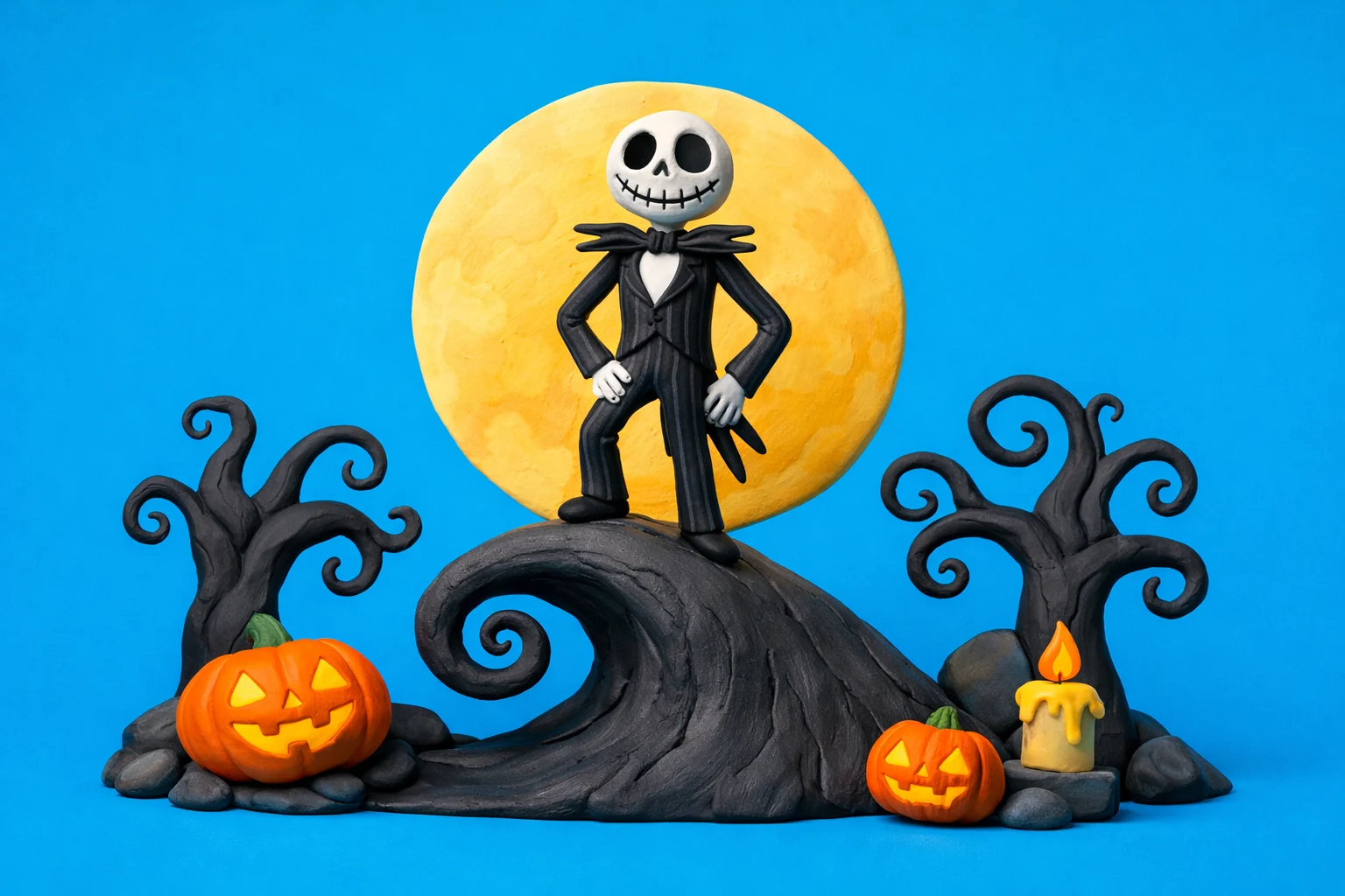Nightmare Before Christmas Trivia - claymation artwork