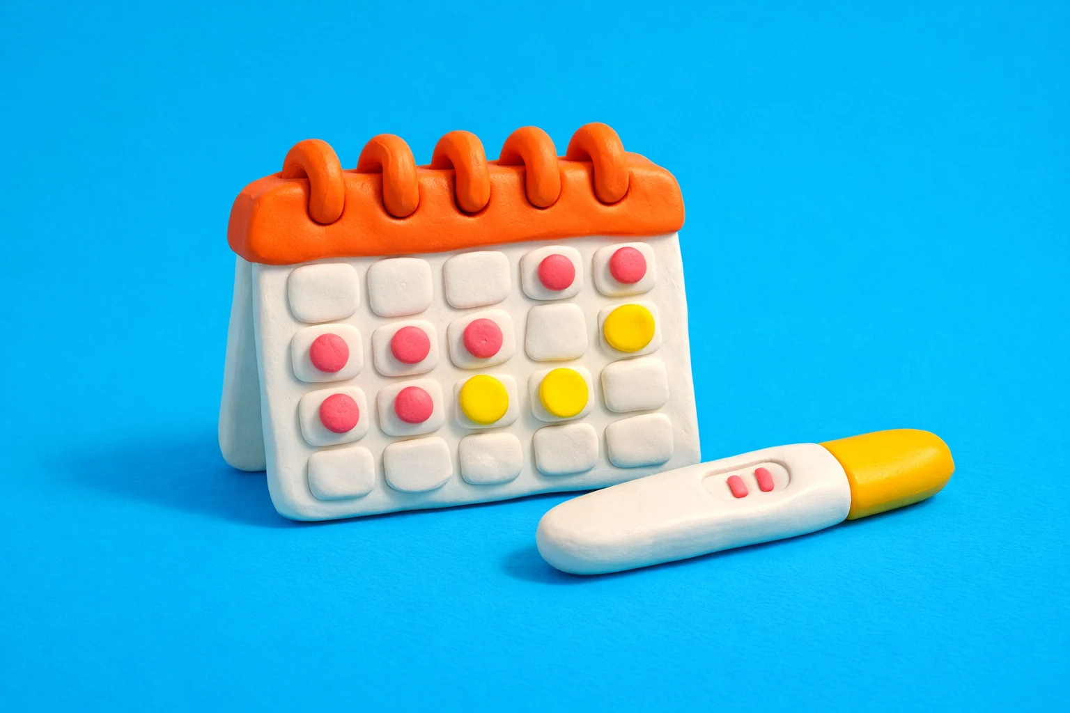 Pms Vs Pregnancy Symptoms - claymation artwork