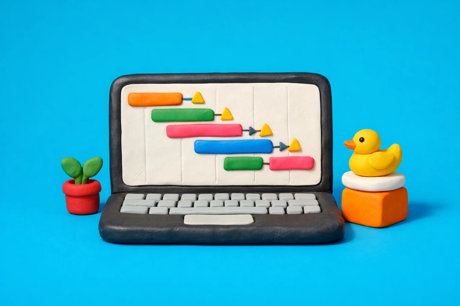 Project Management - claymation artwork