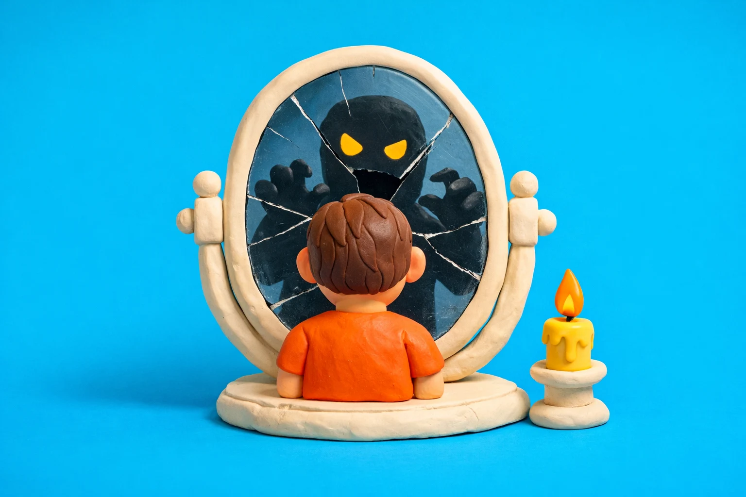 Horror Test - claymation artwork