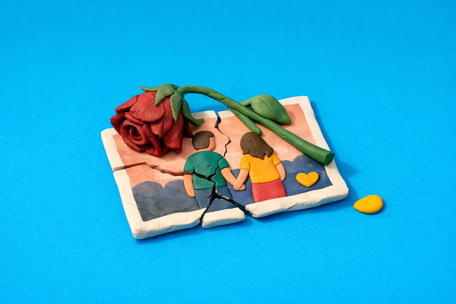 Should I End My Relationship - claymation artwork