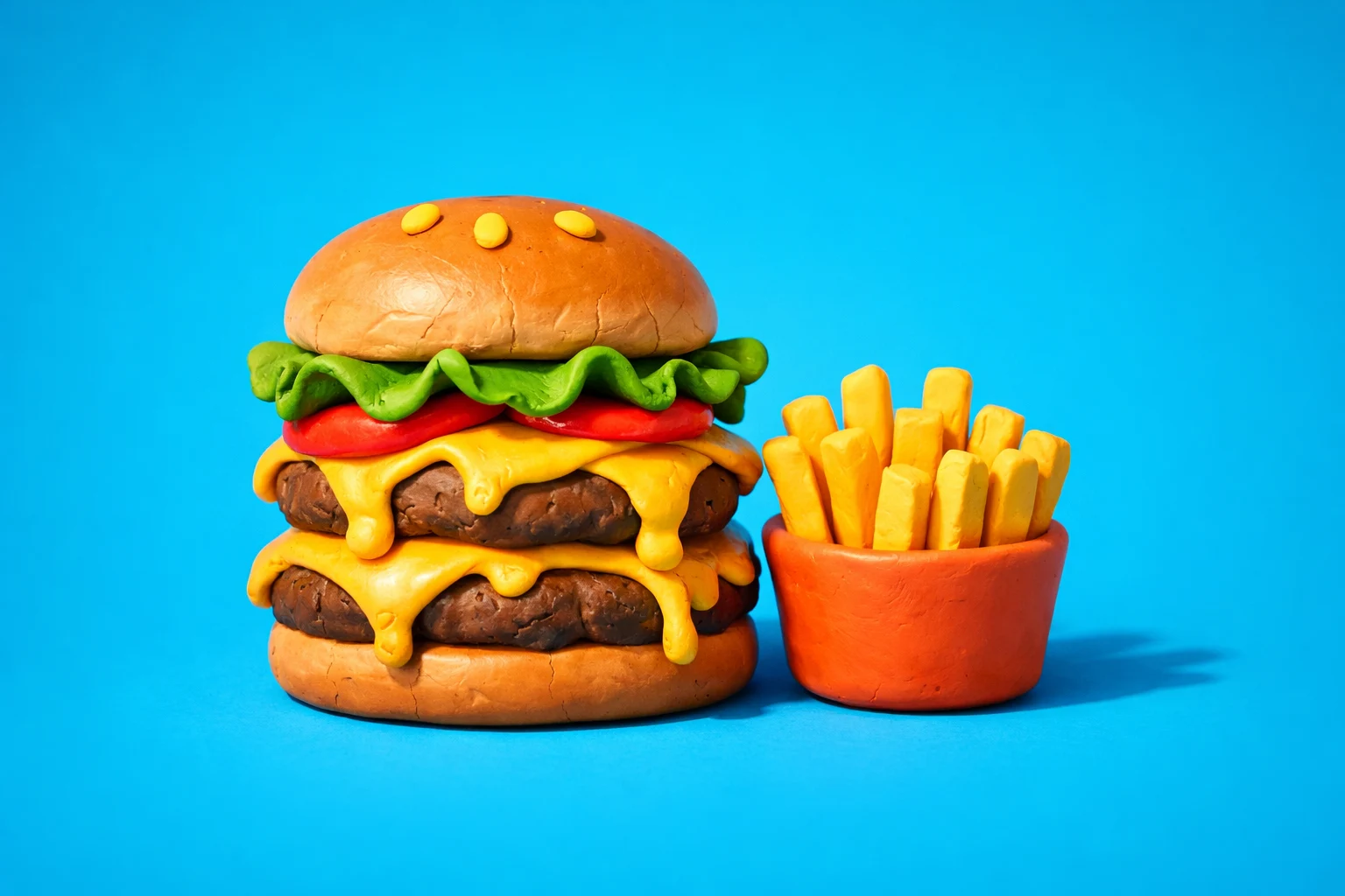 Junk Food Trivia - claymation artwork