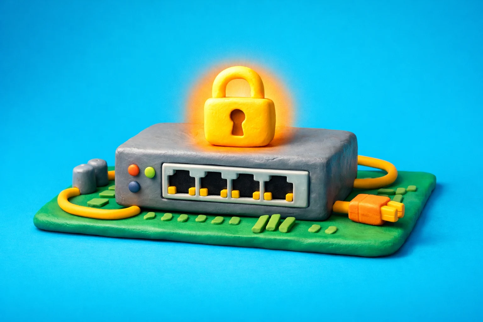 11.6.4 Module Quiz Switch Security Configuration - claymation artwork